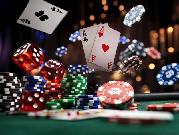 Poker table interface on bos togel mobile